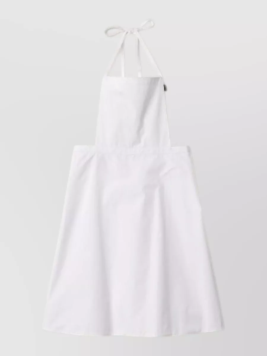 Miu Miu cotton poplin apron dress
