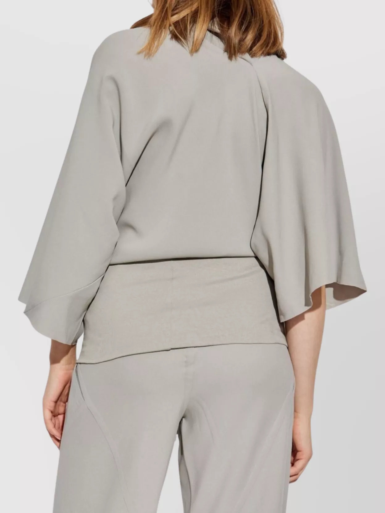 Rick Owens Draped Cowl Neck Knitwear Waistband