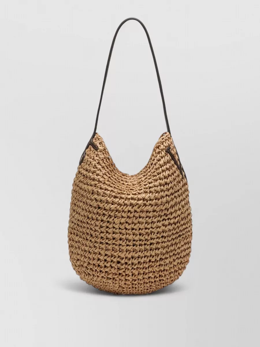 JW Anderson na small raffia tote bag