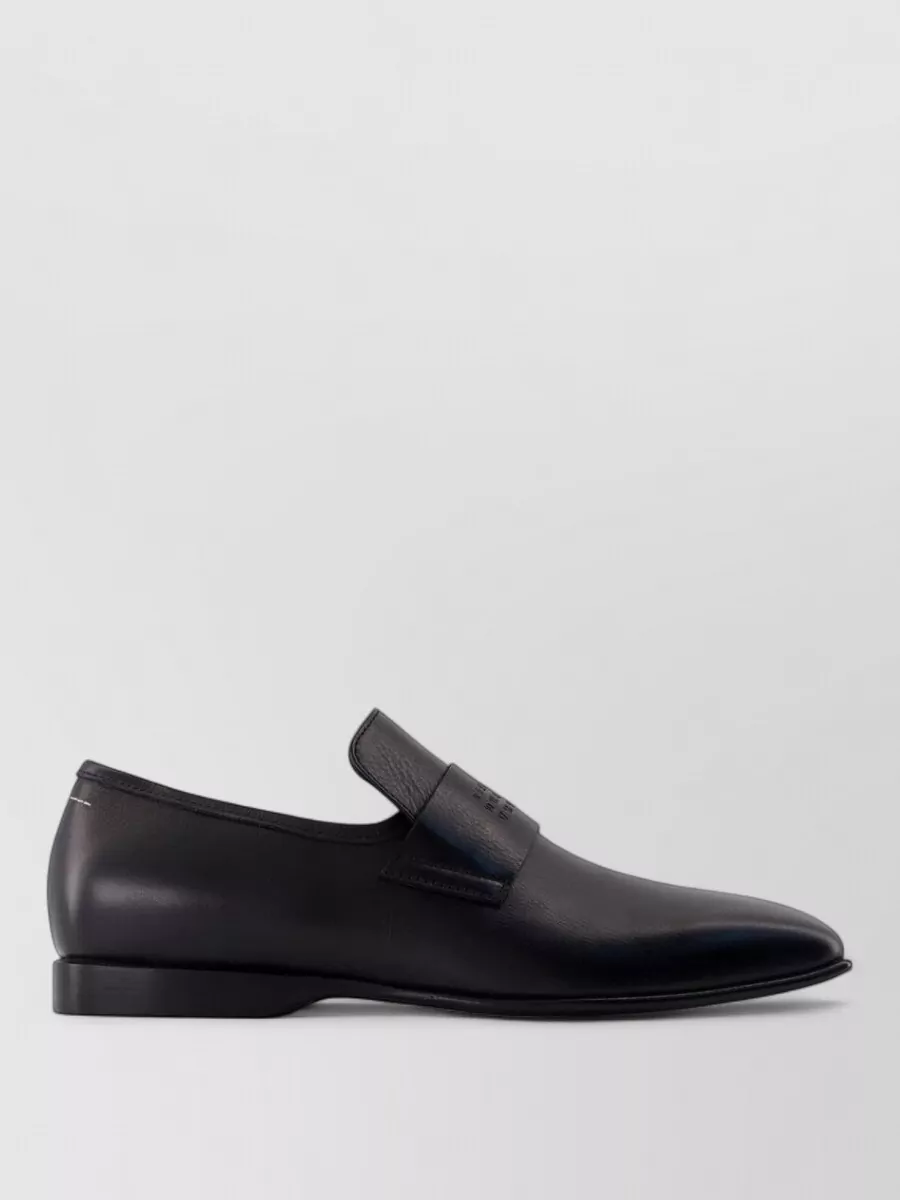 Mm6 Maison Margiela Leather Monk Shoes