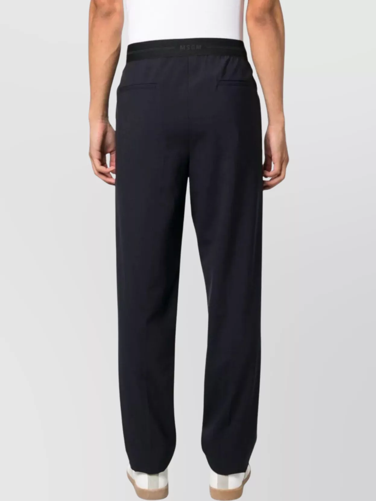 Msgm Versatile Trousers For The Modern Man In Black