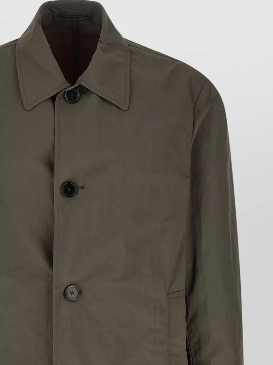 Dries Van Noten Rankles Long Coat Side Pockets Design