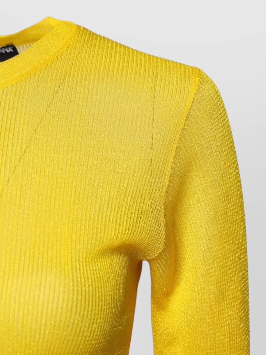 Dolce&Gabbana Ribbed Long-Sleeve Sweater