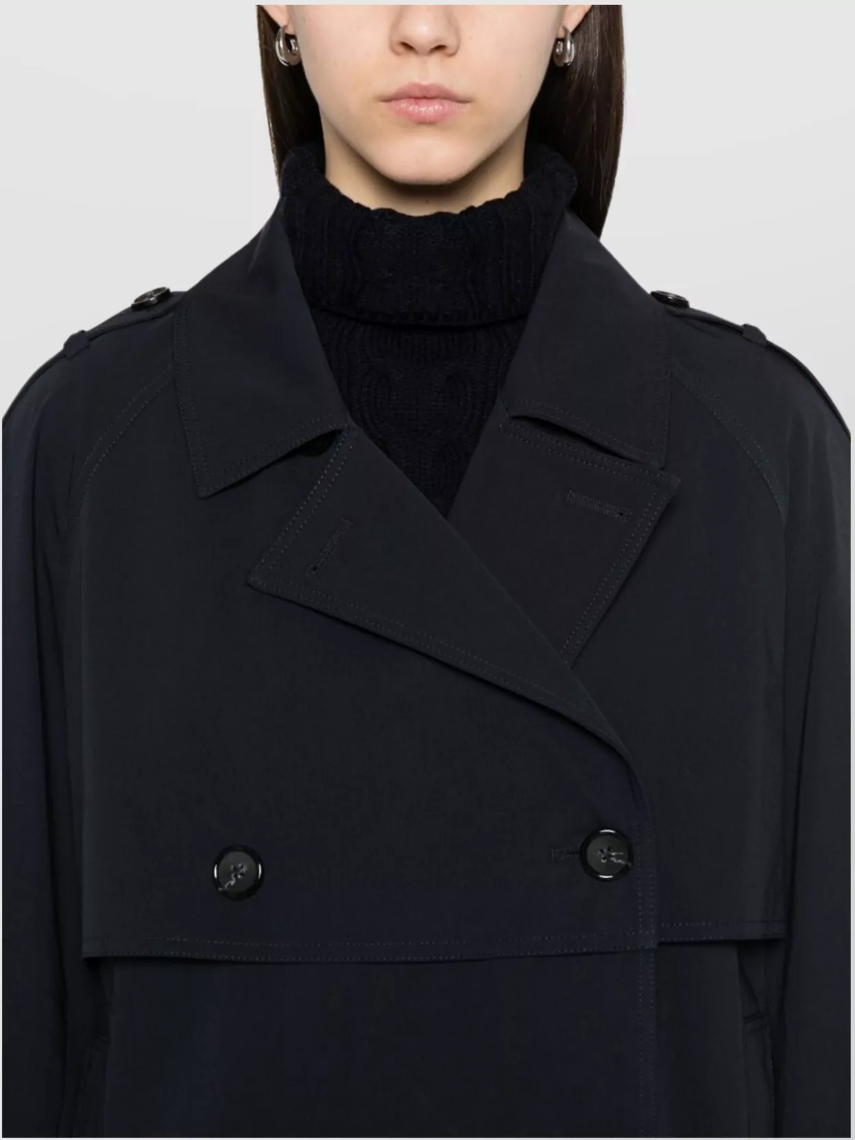 Totême Trench Coat Short Belted Waist