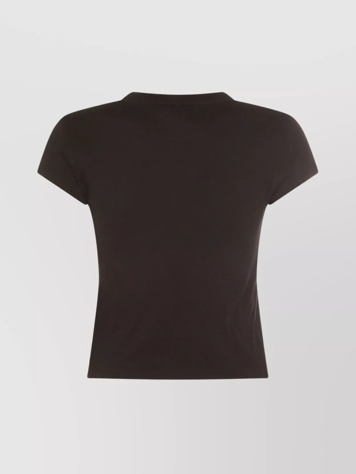 Alexander Wang Short Sleeve Fitted Crew Neck Top