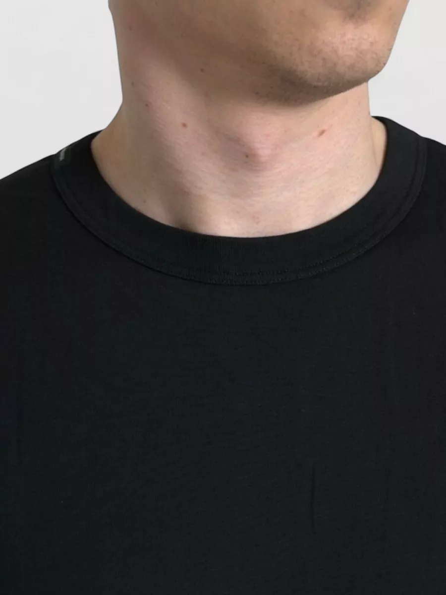 Dolce&Gabbana Cotton Embossed Logo Crew Neck Short Sleeve T-Shirt