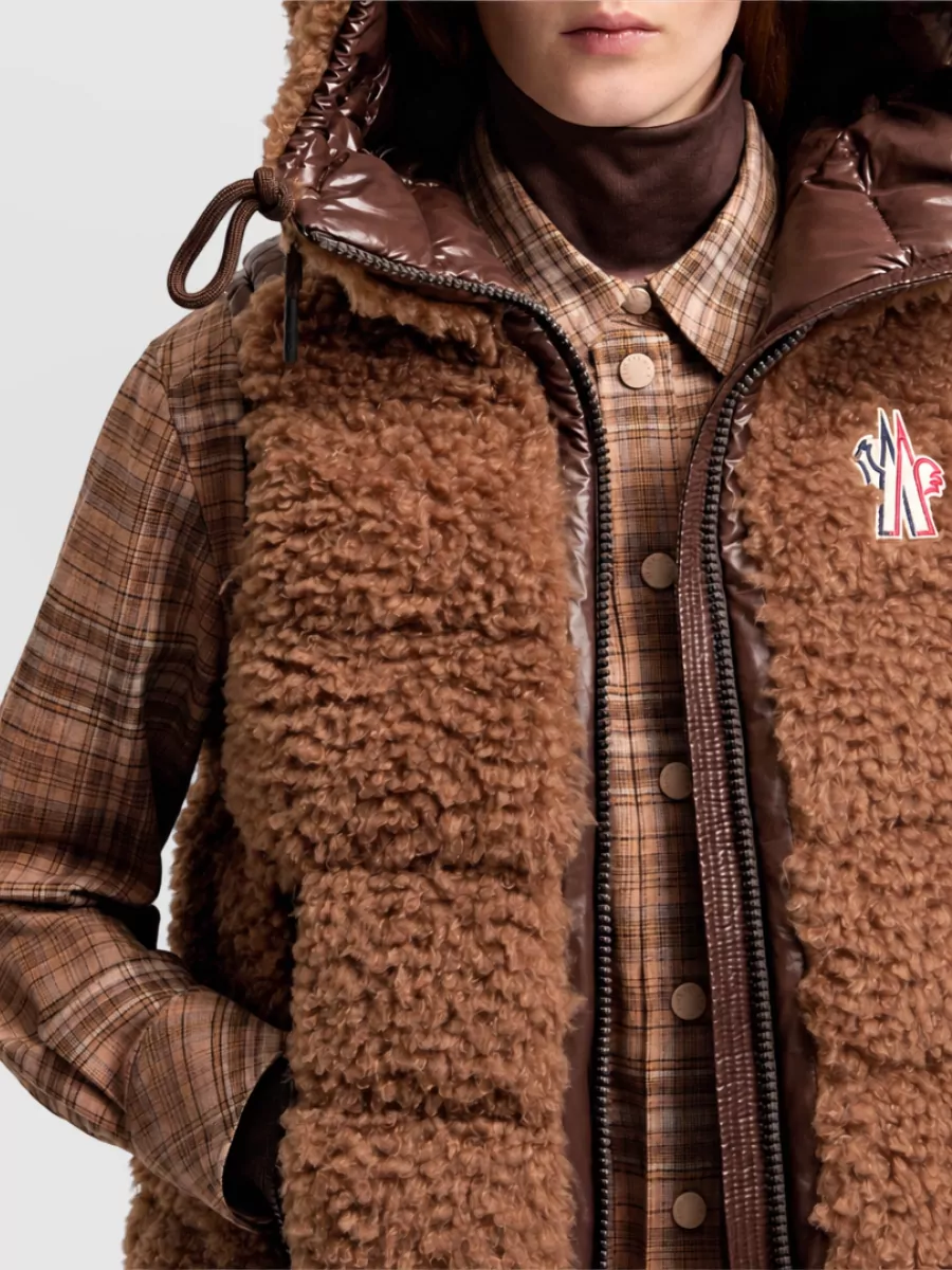 Moncler Down Teddy Hooded Gilet