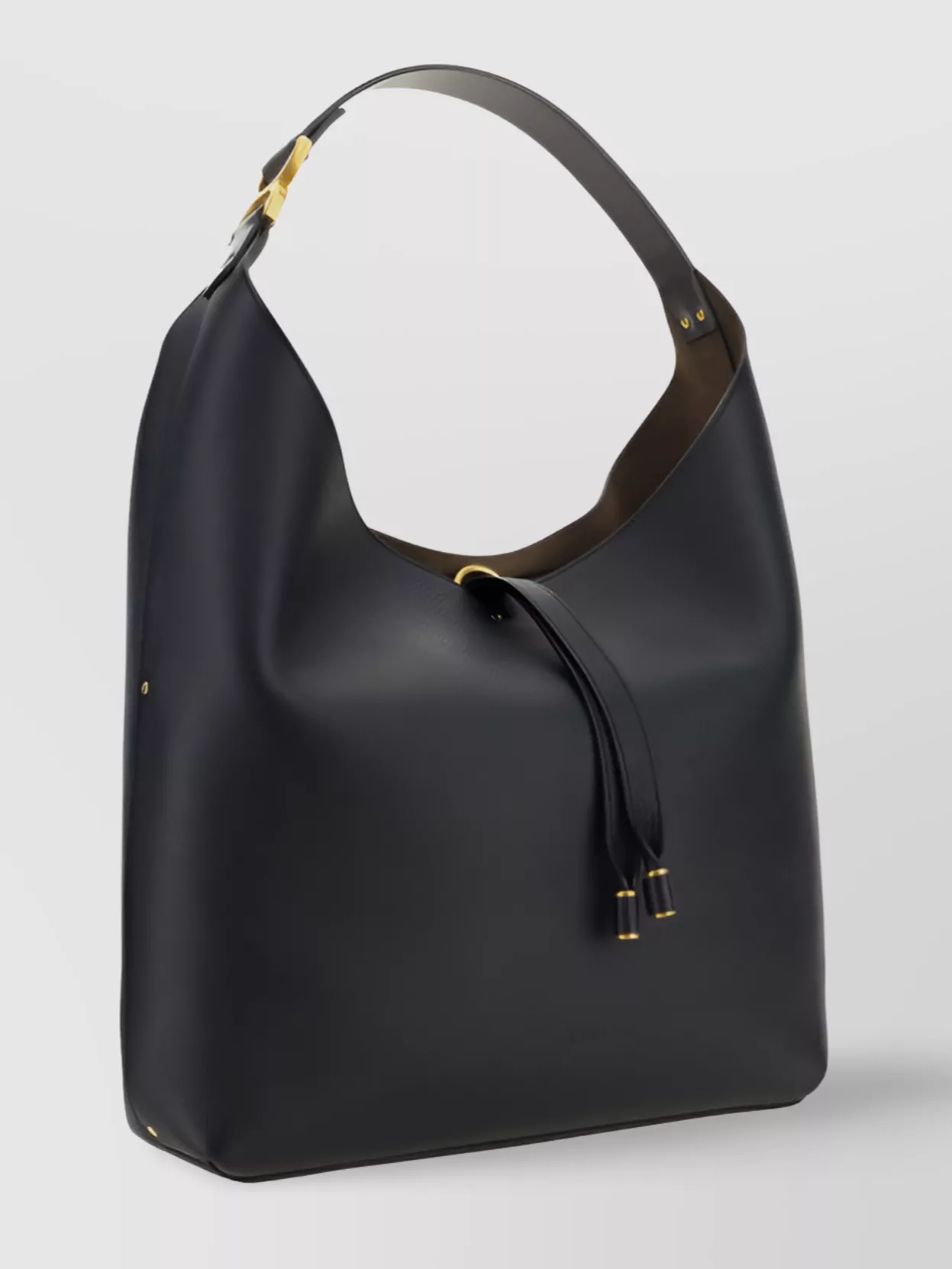 Shop Chloé Adjustable Calfskin Shoulder Bag Tassels