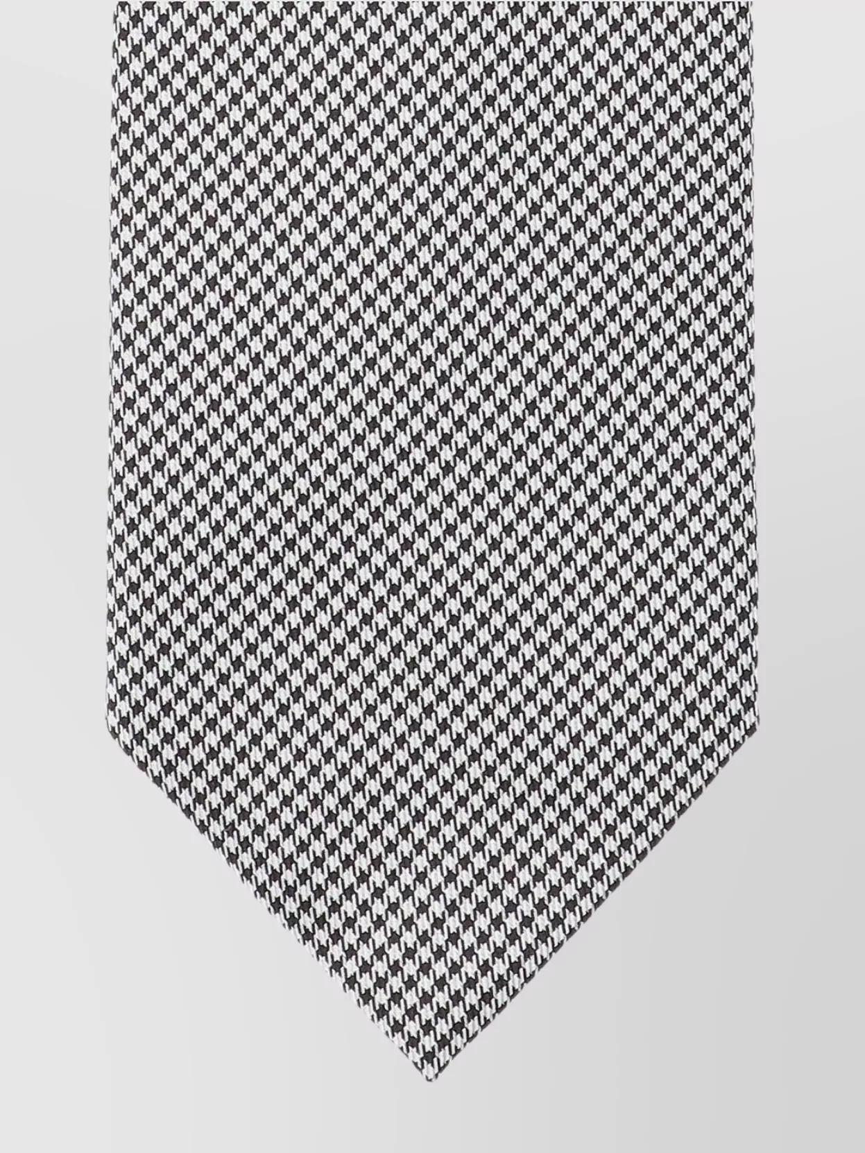 Tom Ford Houndstooth Pattern Pointed Tip Ties
