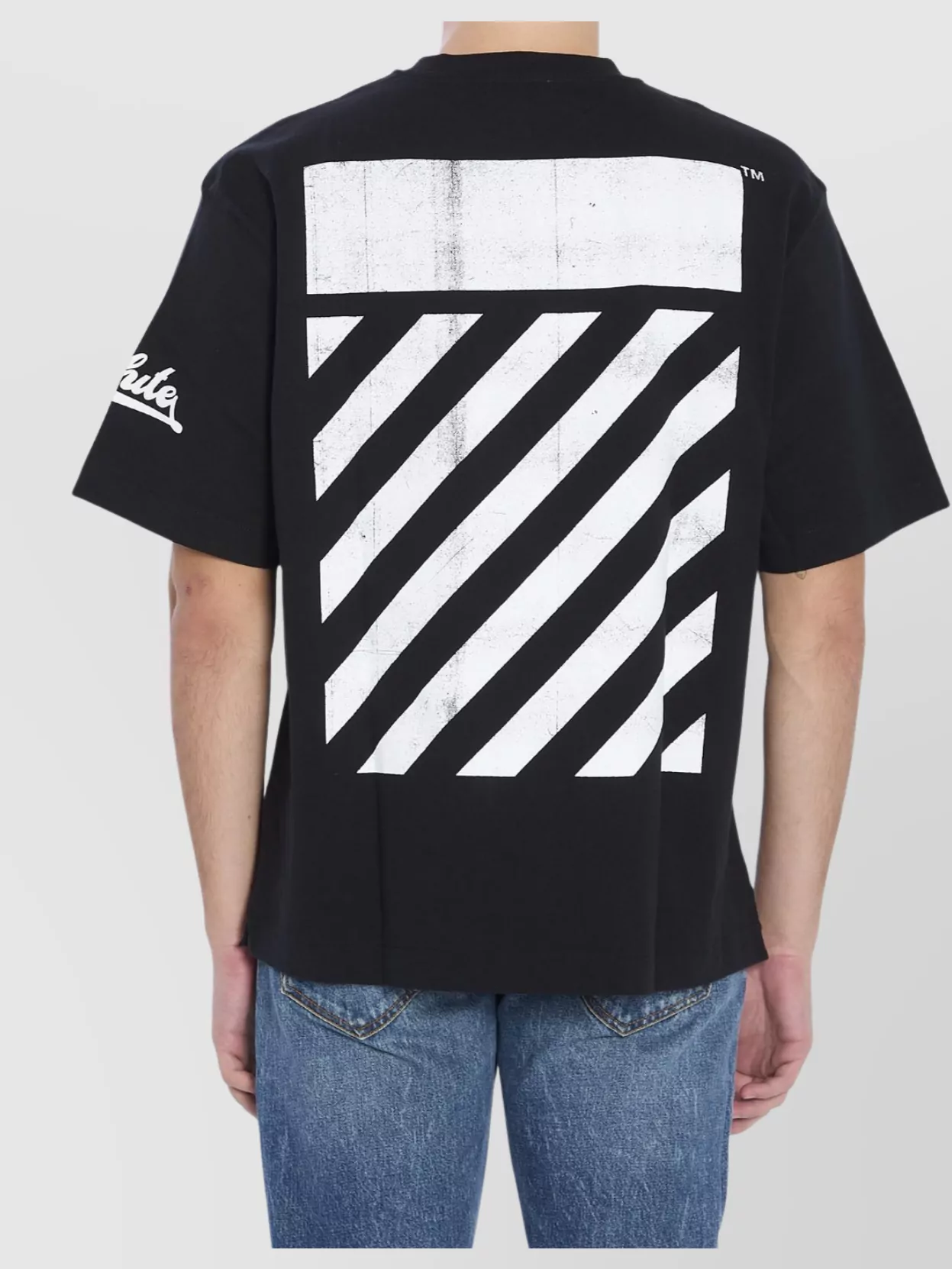Off-White Graphic Print Skateboard T-Shirt