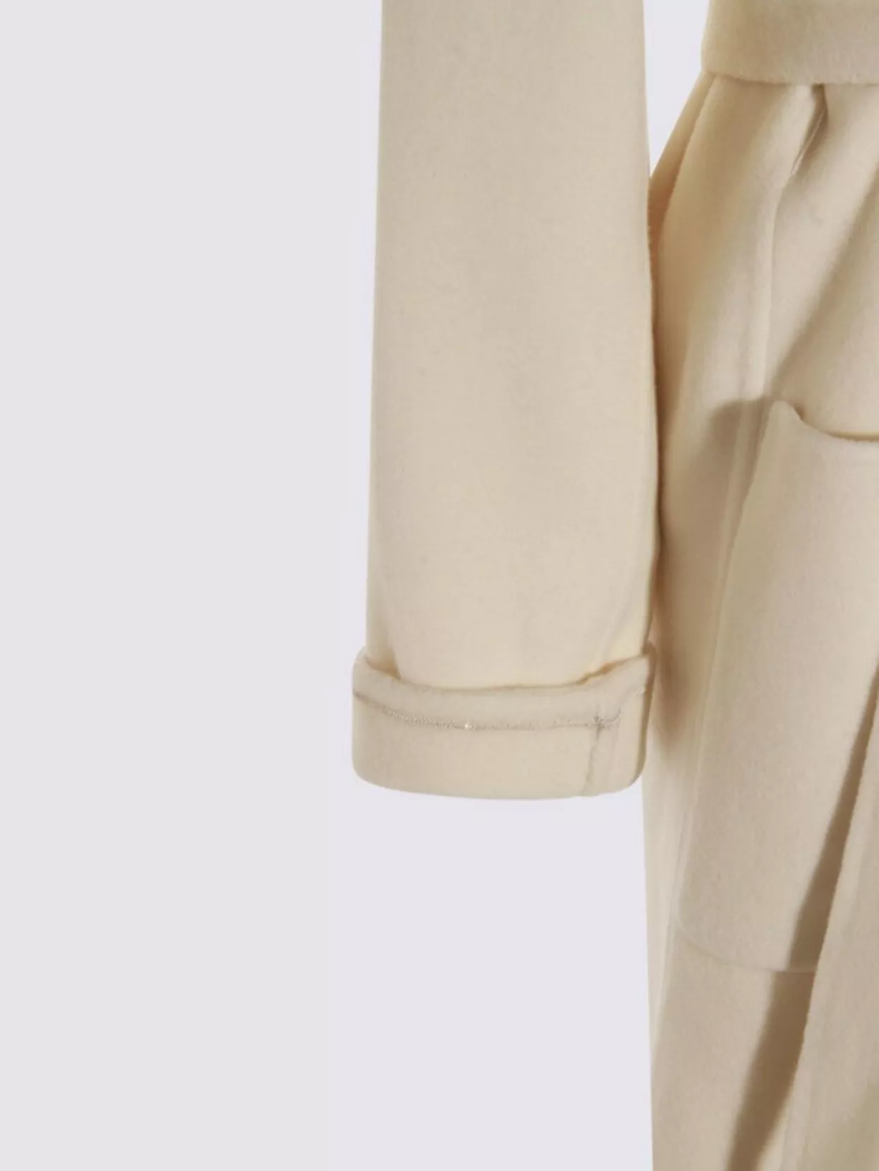 Fabiana Filippi Long Coat With Belted Waist And Pockets