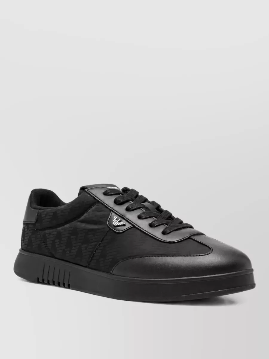 Emporio Armani Logo Lace-Up Sneakers