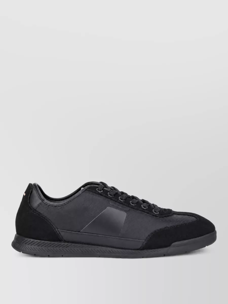 Boss calfskin low-top sneakers