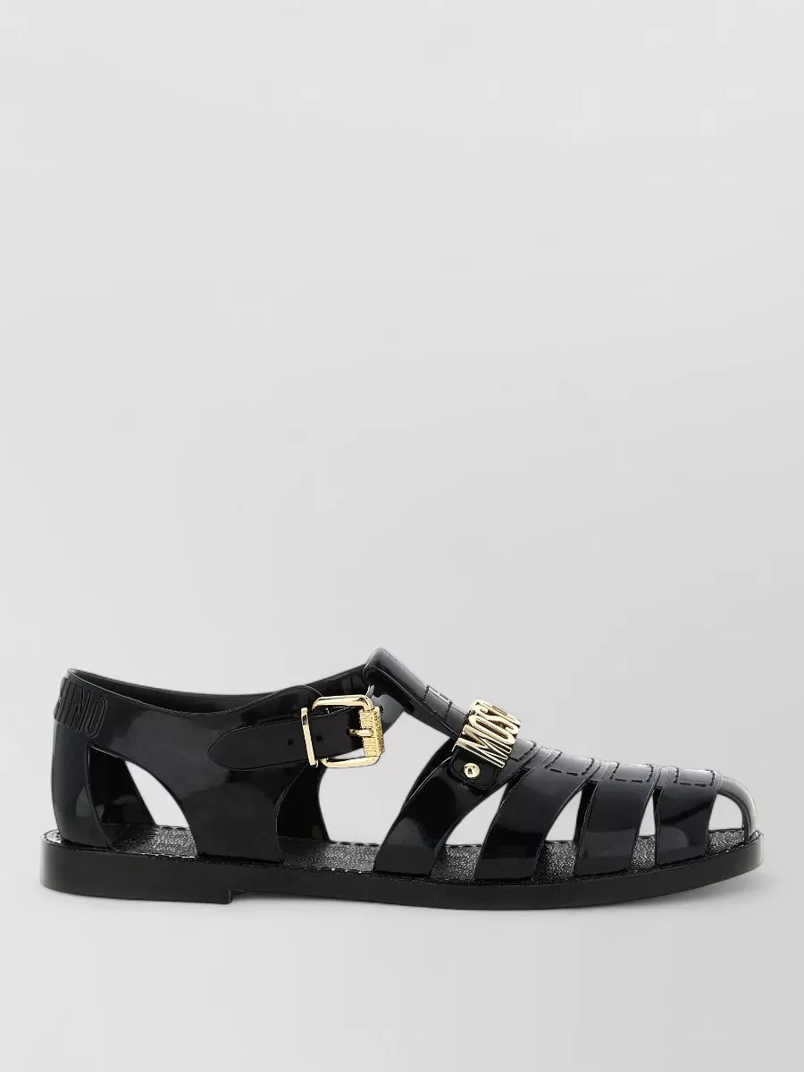 Moschino Pvc Fisherman Sandals