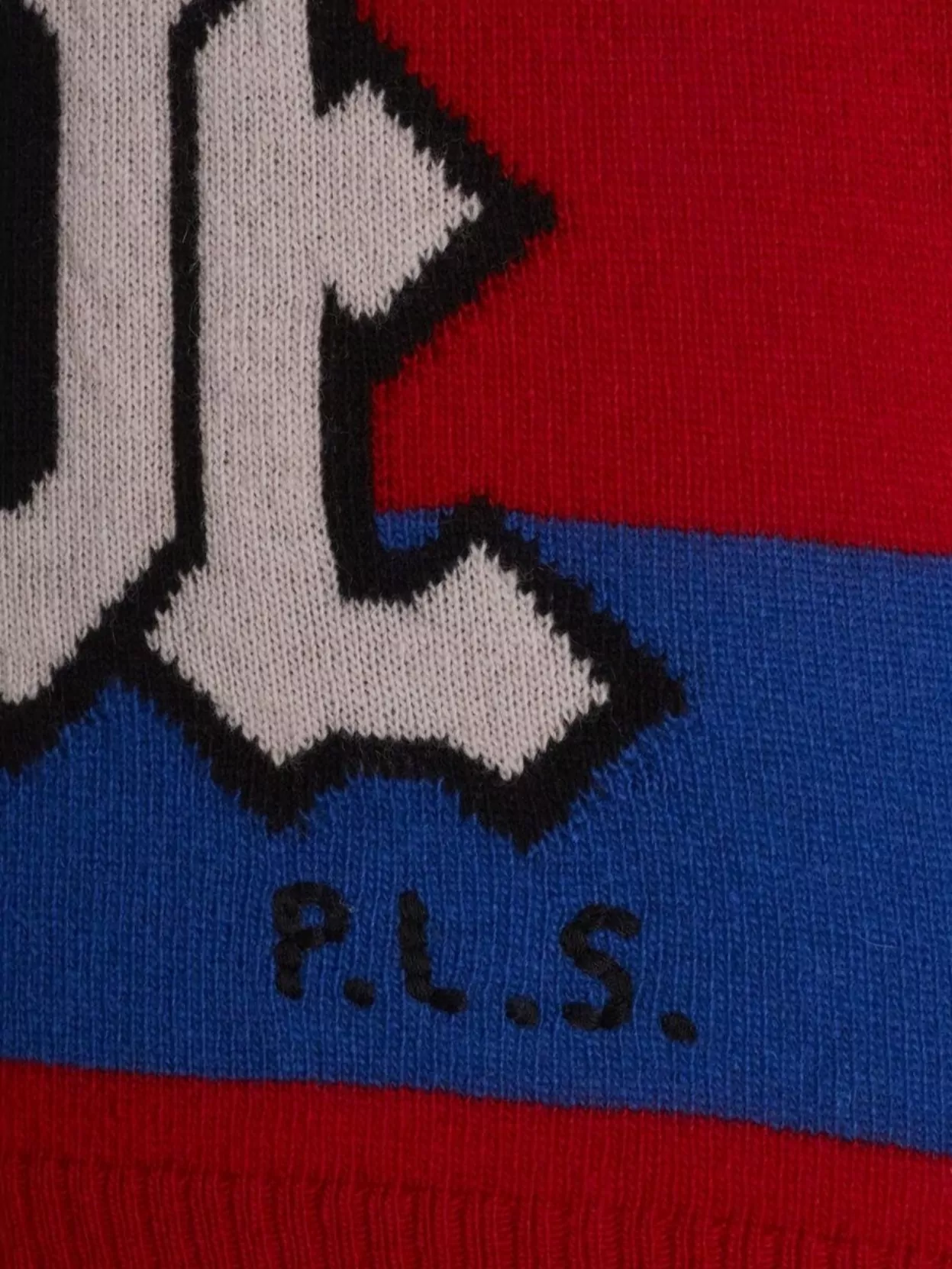 Philosophy Cashmere Blend Knit Sweater With Peanuts™ Inlay