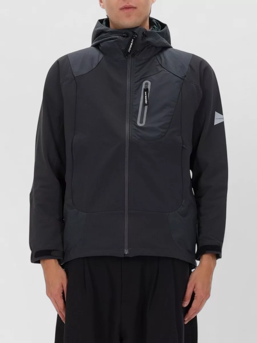 And Wander Versatile Hooded Jacket Chest Pocket