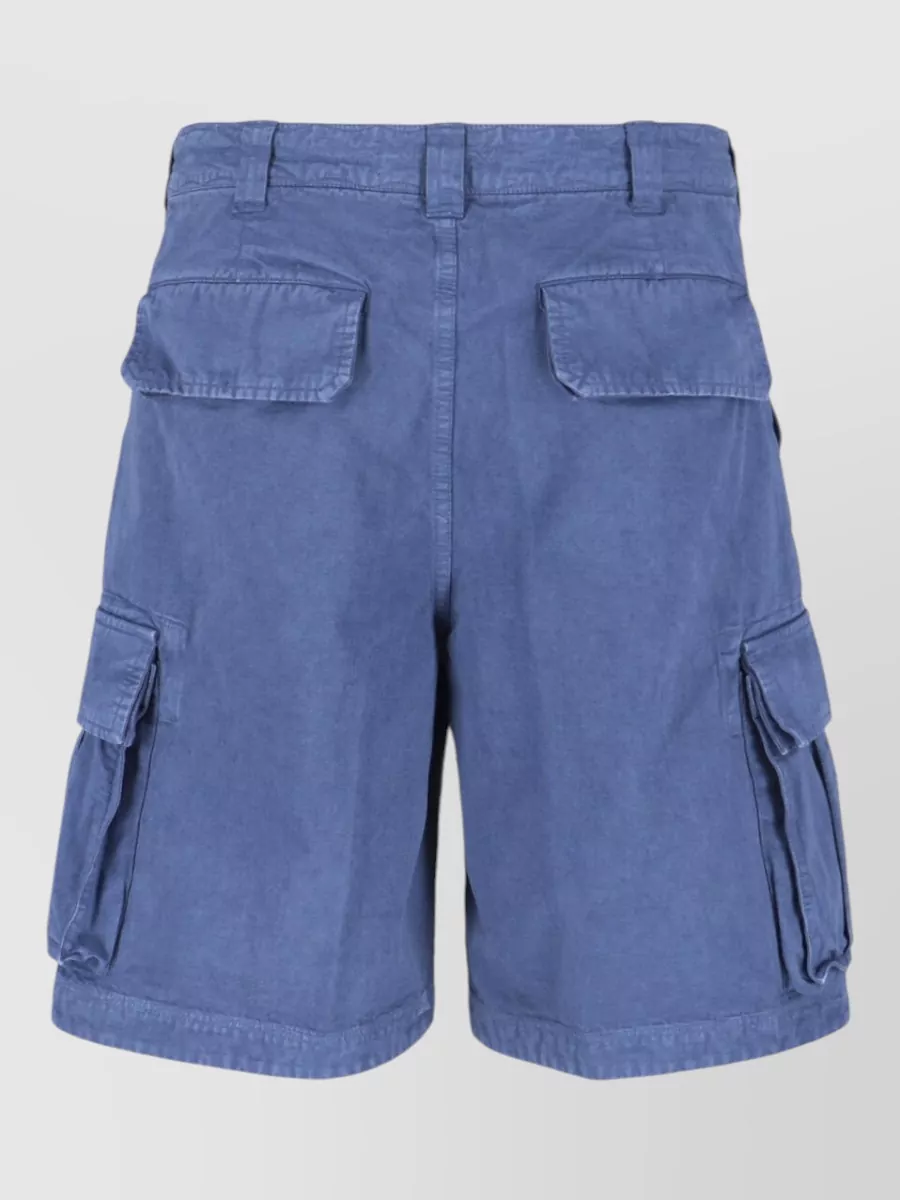 Erl Straight Cotton Cargo Shorts