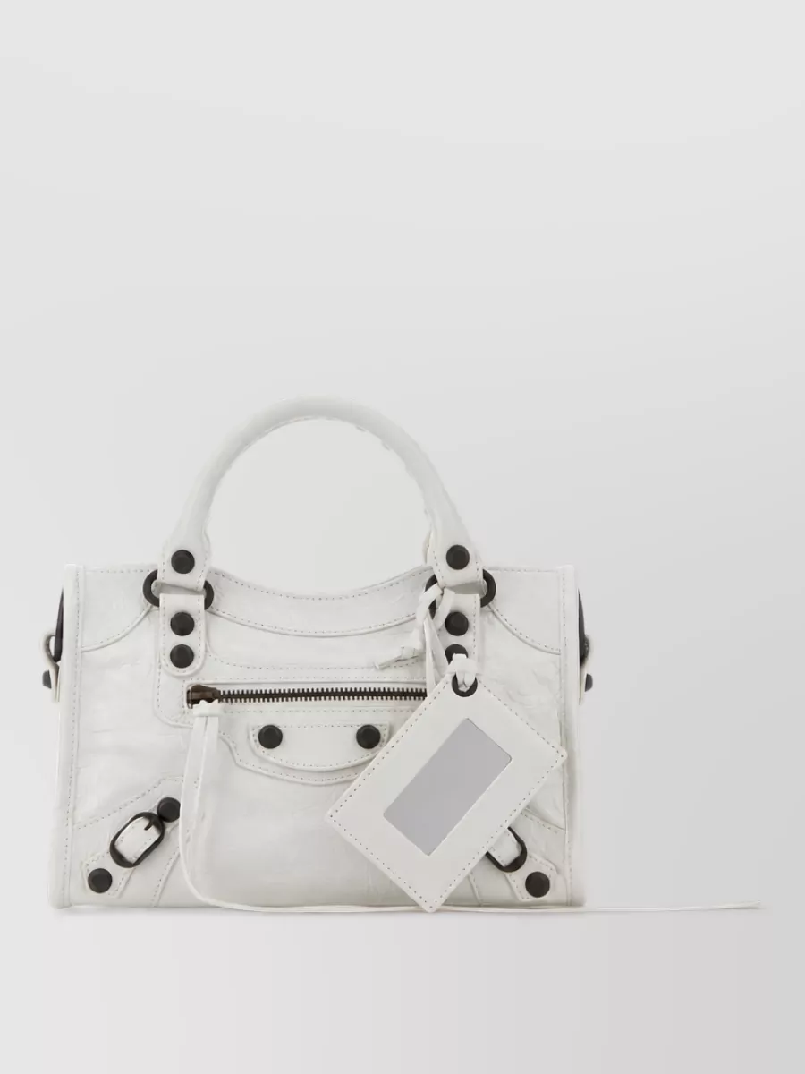 Balenciaga Le City Mini Leather Shoulder Bag
