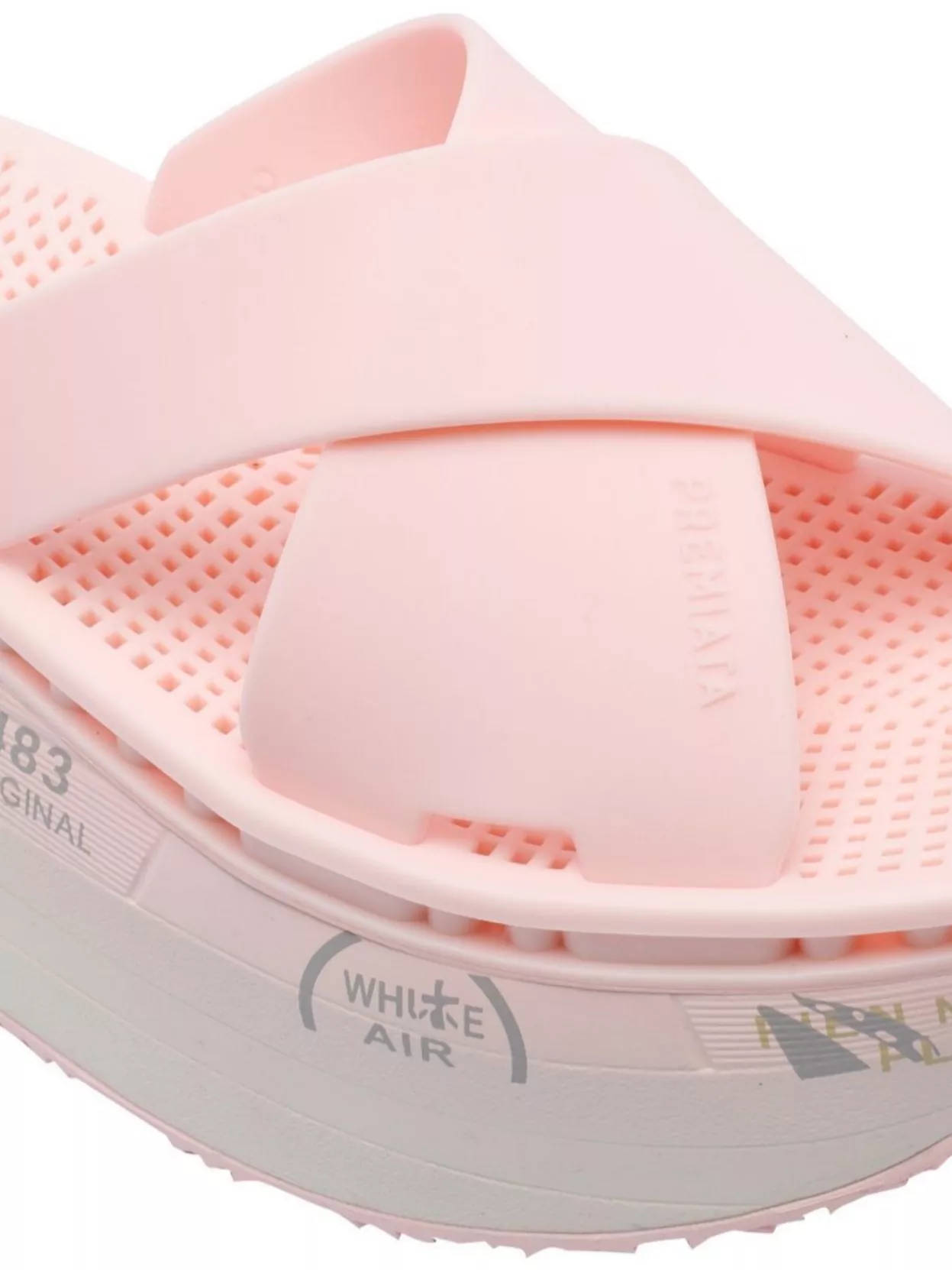 Premiata Cross Strap Platform Sandals