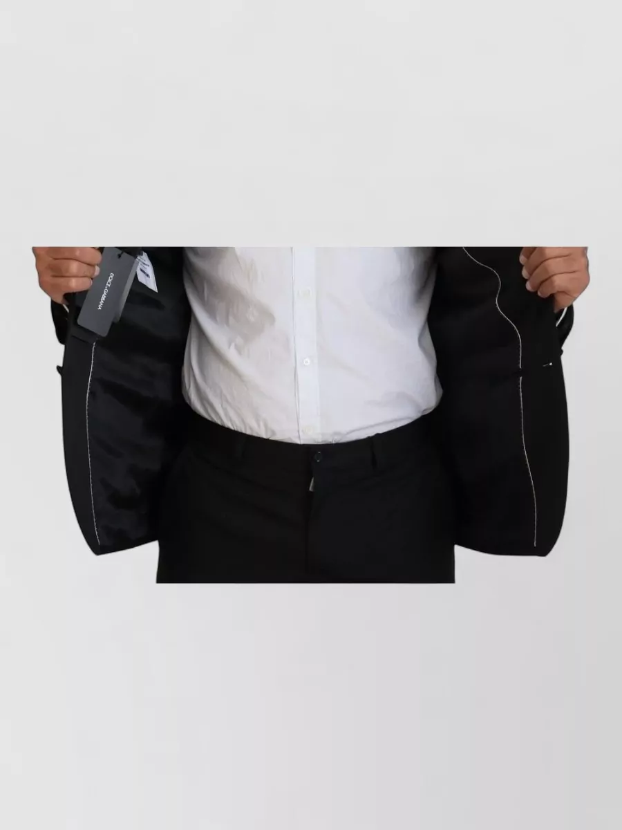 Dolce&Gabbana Slim-Fit Wool Silk Blazer