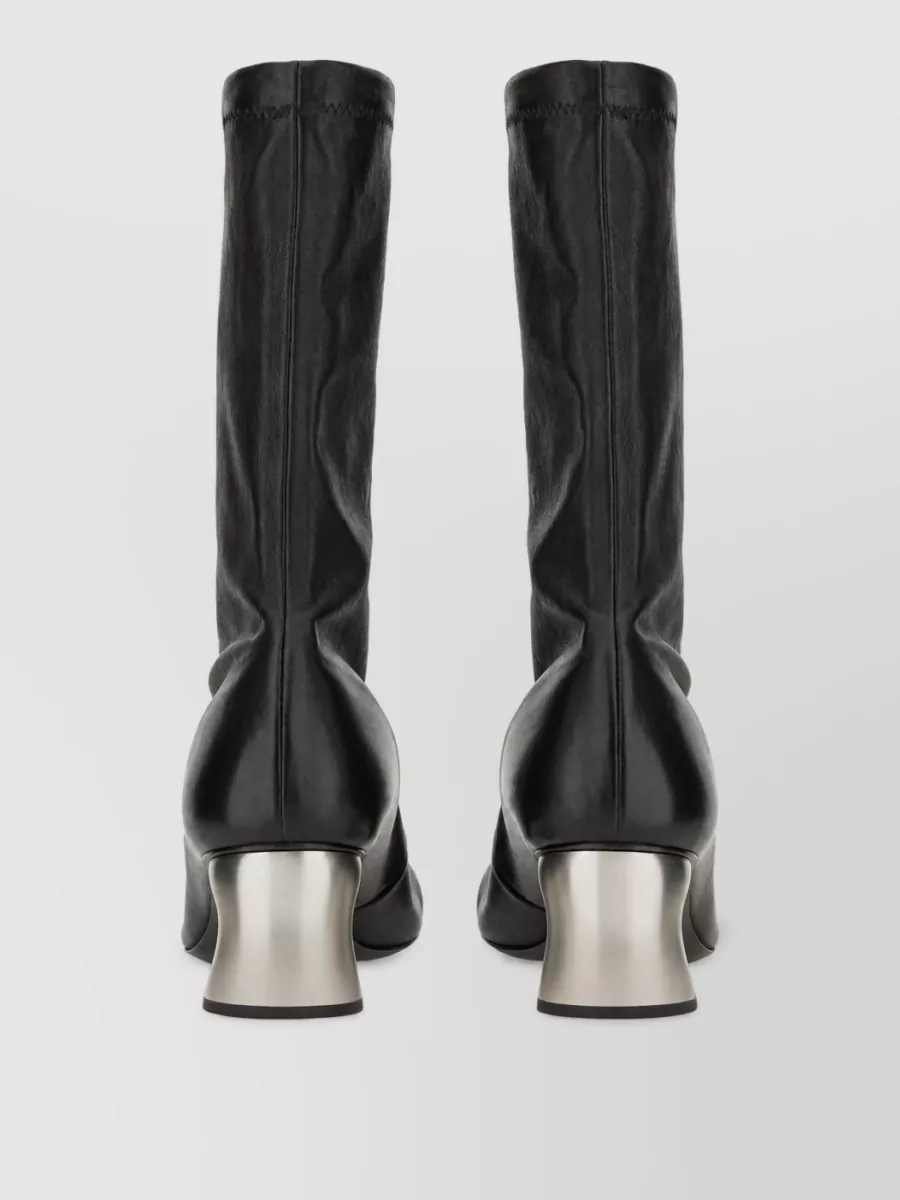 Jil Sander Leather Knee-High Boots