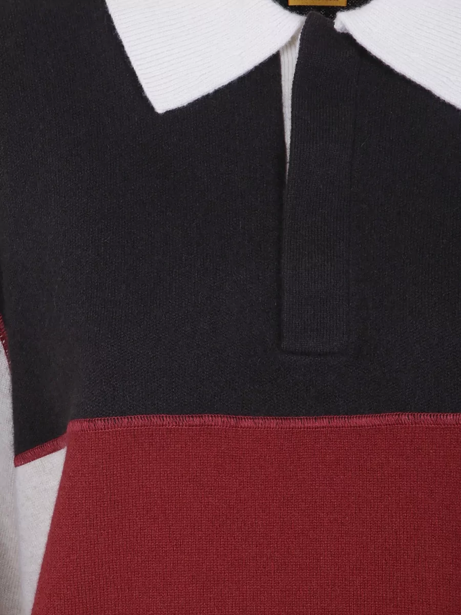 Guest In Residence Cashmere Color Block Jumper
