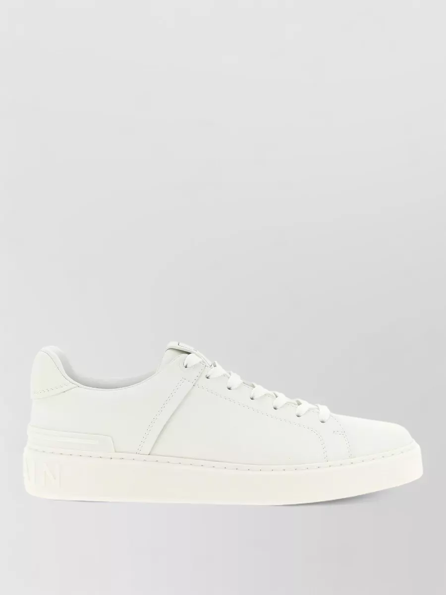 Balmain leather low-top sneakers