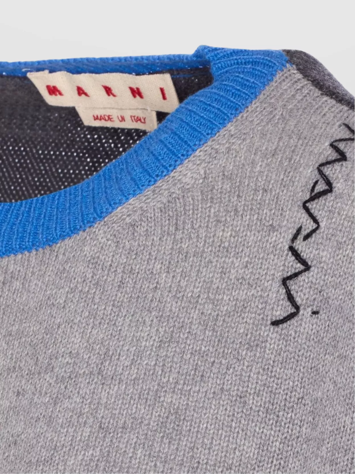 Marni Knitwear Crop Crew Neck Long Sleeves