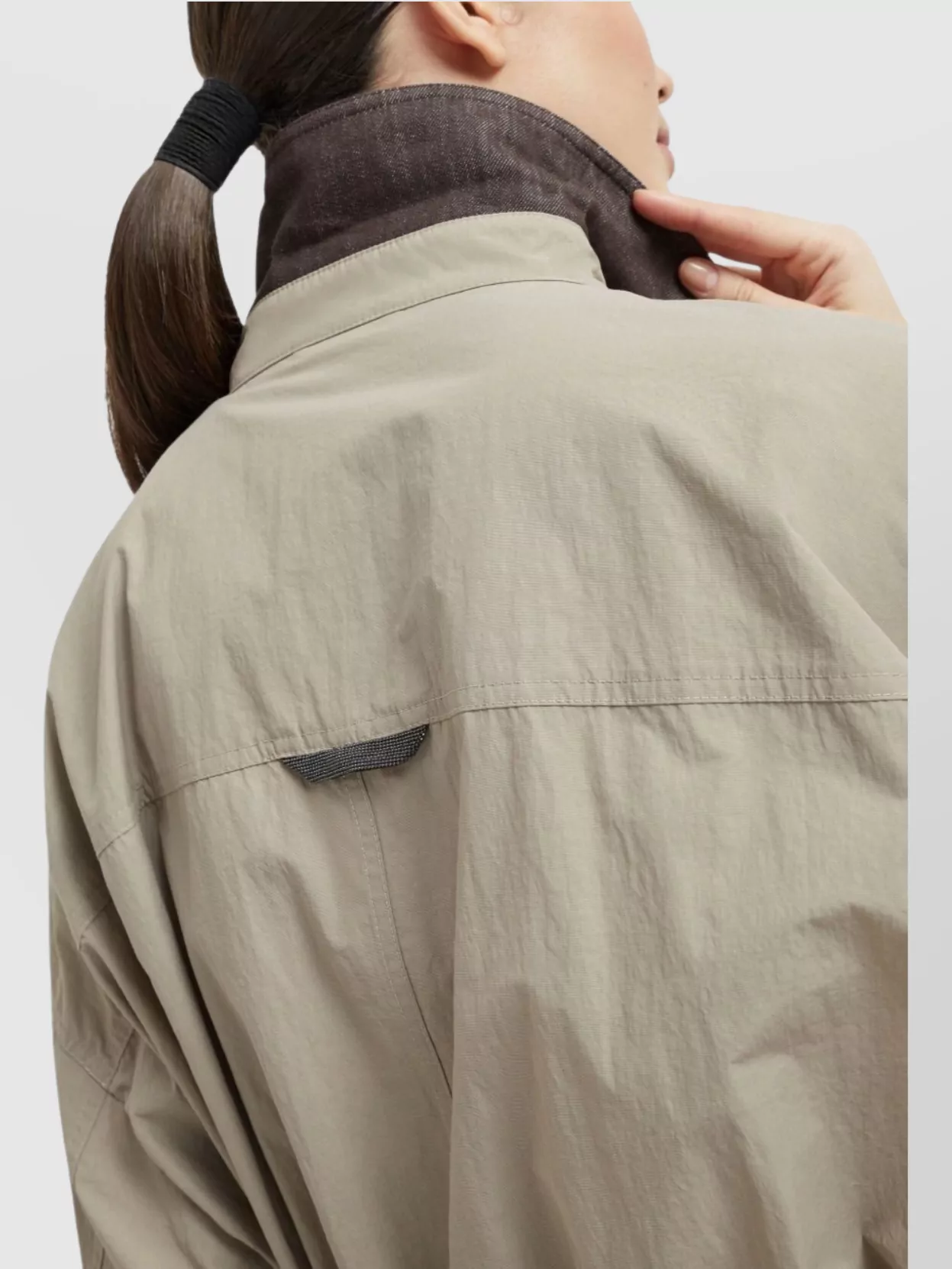 Brunello Cucinelli Trench Coat Belted Back Vent