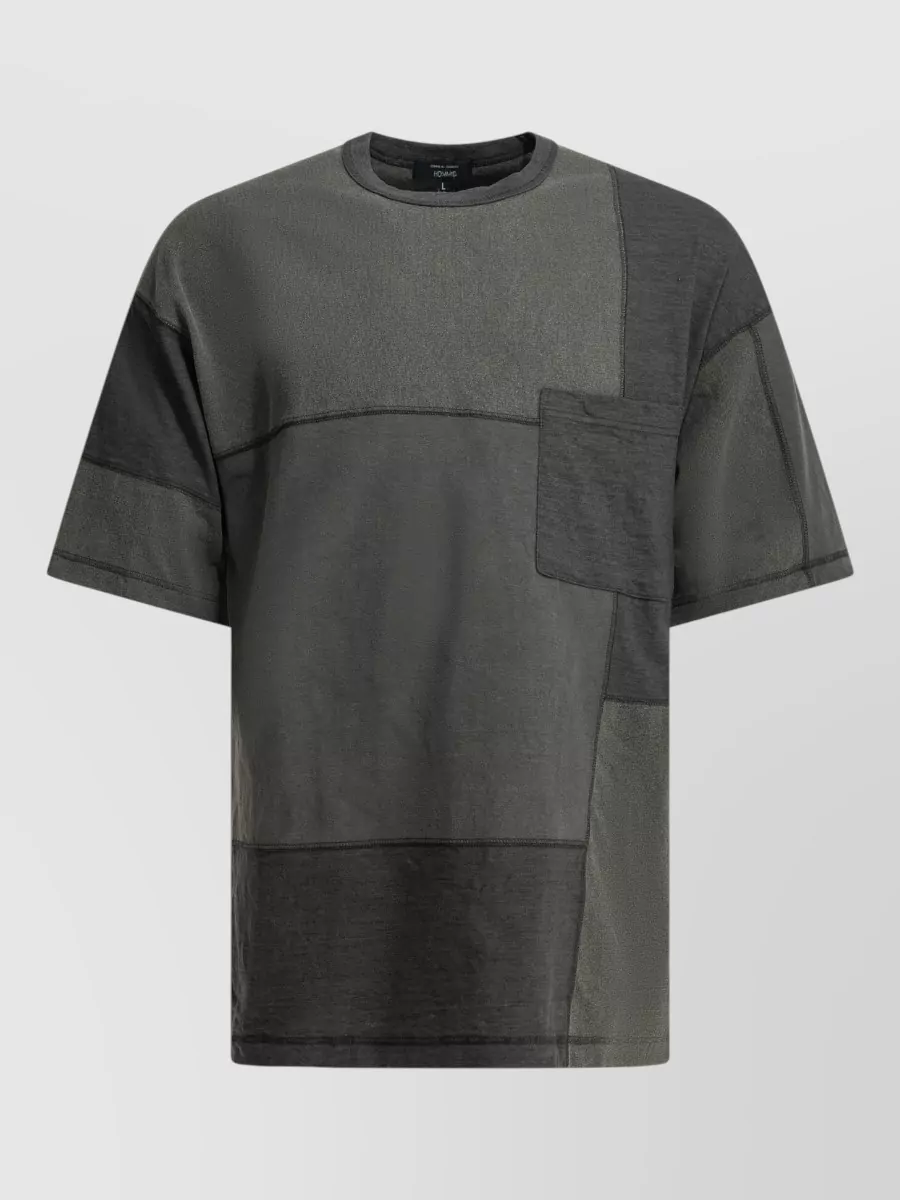 Comme Des Garçons Homme patchwork crewneck t-shirt