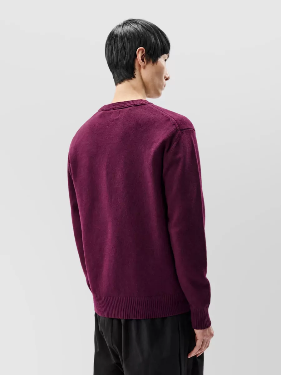 C.p. Company Wool Ribbed Crewneck Sweater