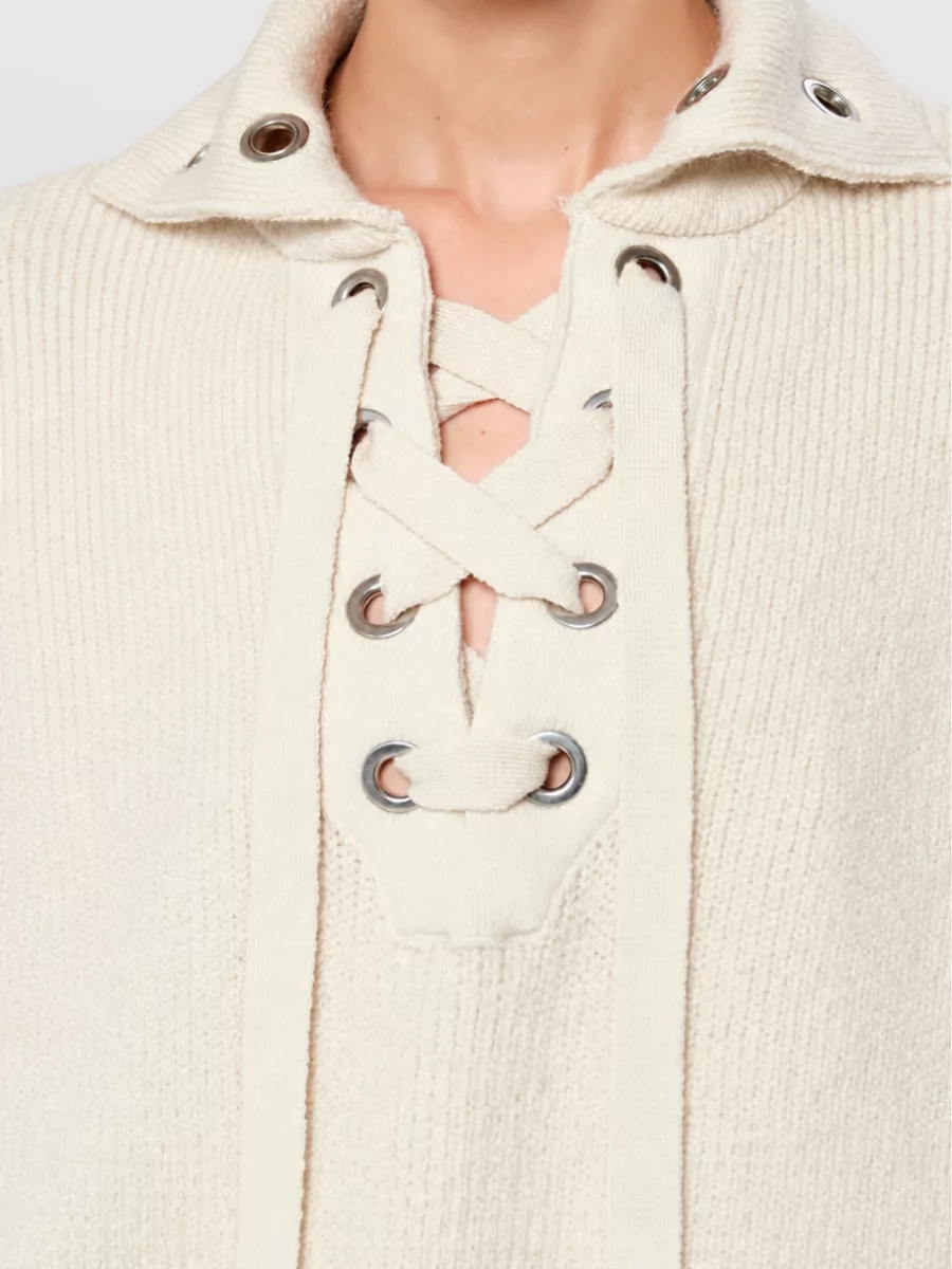 Isabel Marant Wool Alpaca High Neck Ribbed Sweater