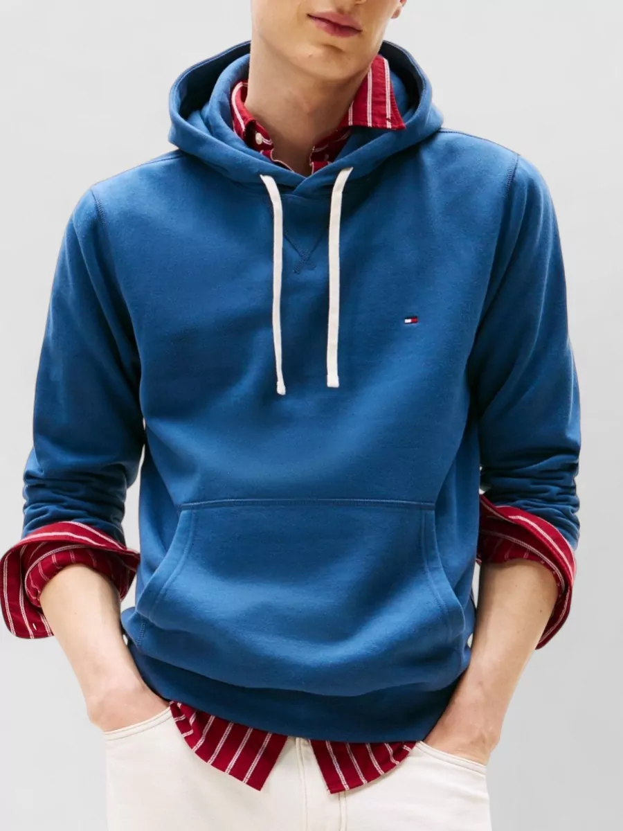 Tommy Hilfiger Hooded Sweatshirt Featuring Kangaroo Pocket