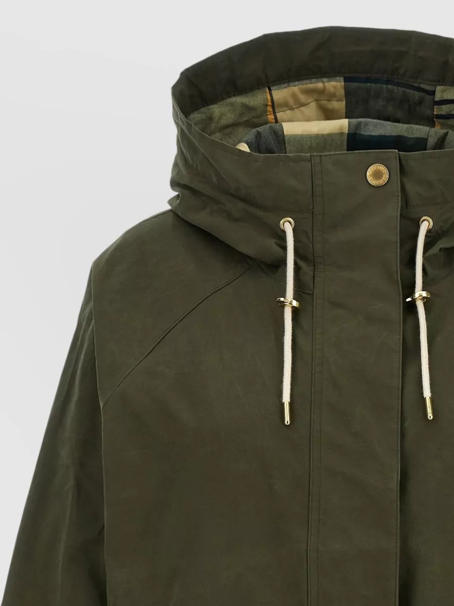 Barbour Hooded Cotton Raincoat
