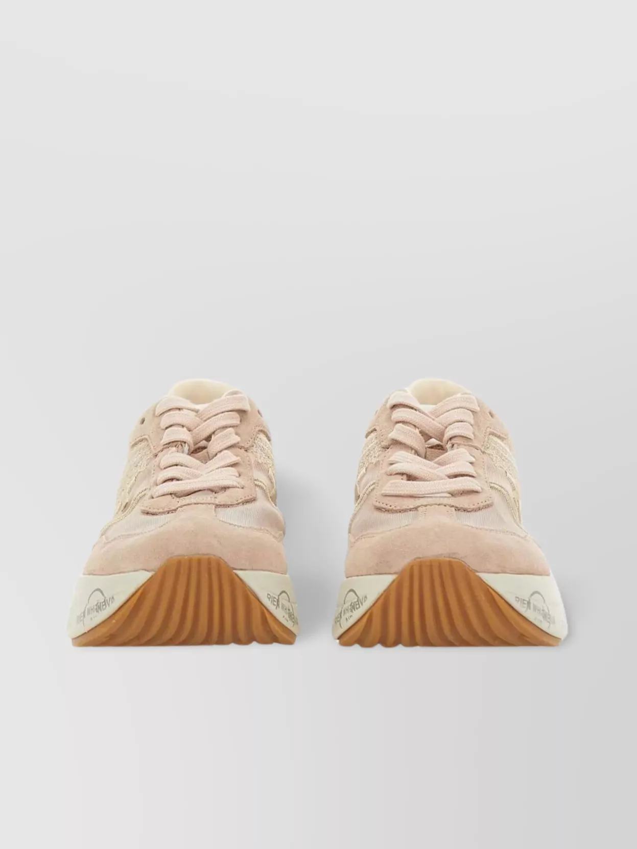 Premiata Cassie7472 Suede Platform Sneakers