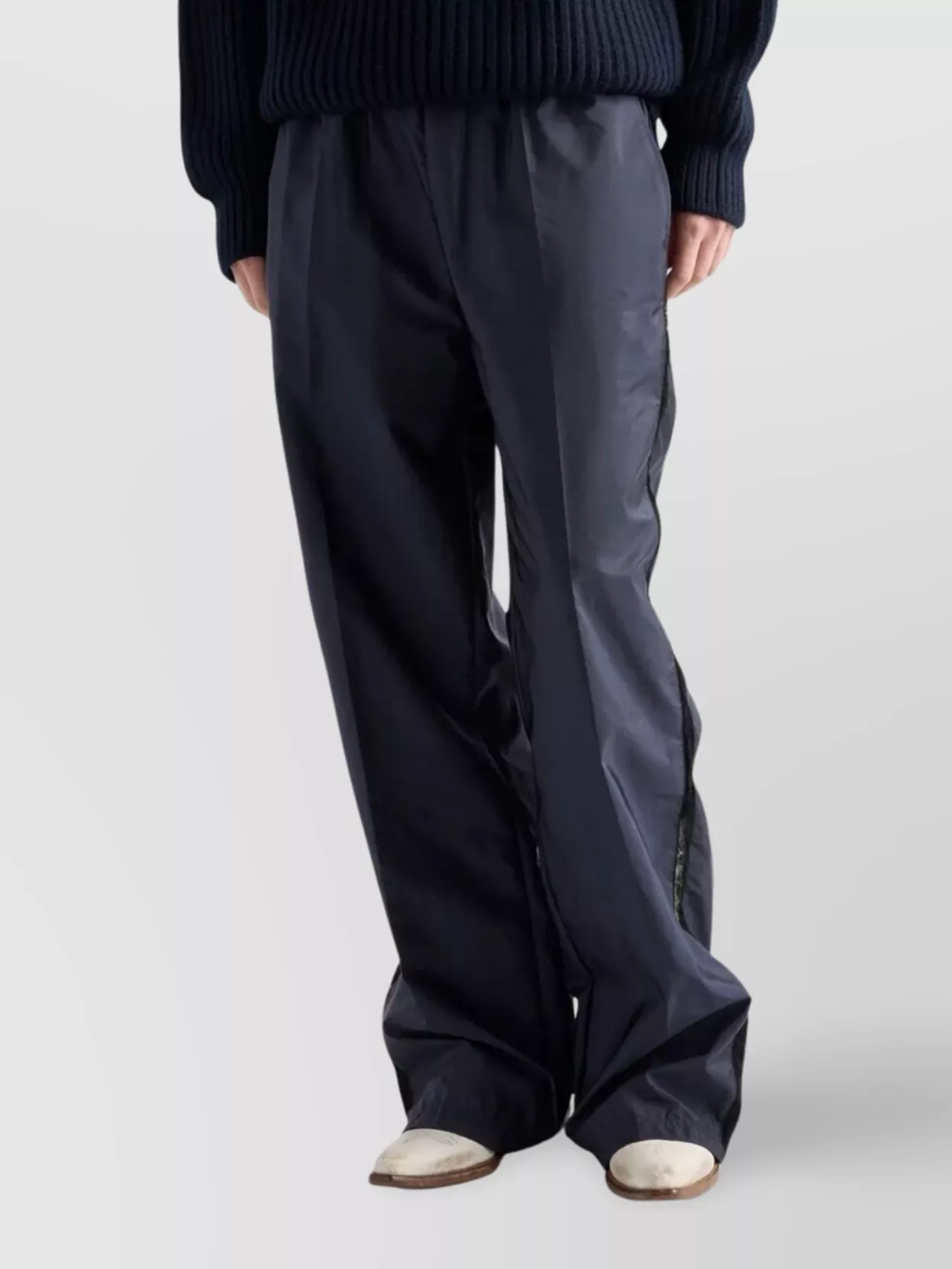 Prada Re-Nylon Pants Elastic Waistband