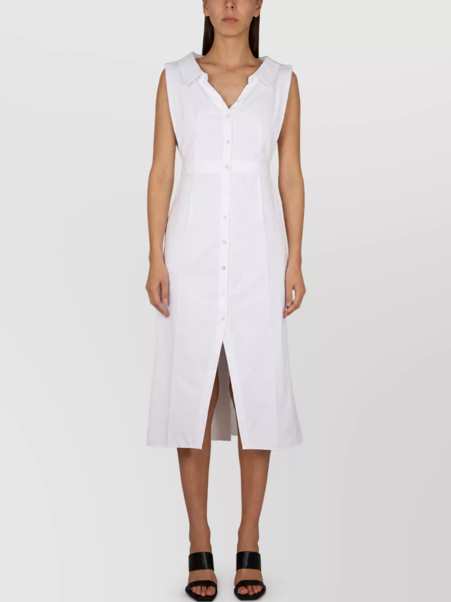 Alexander Mcqueen Cotton Midi Dress