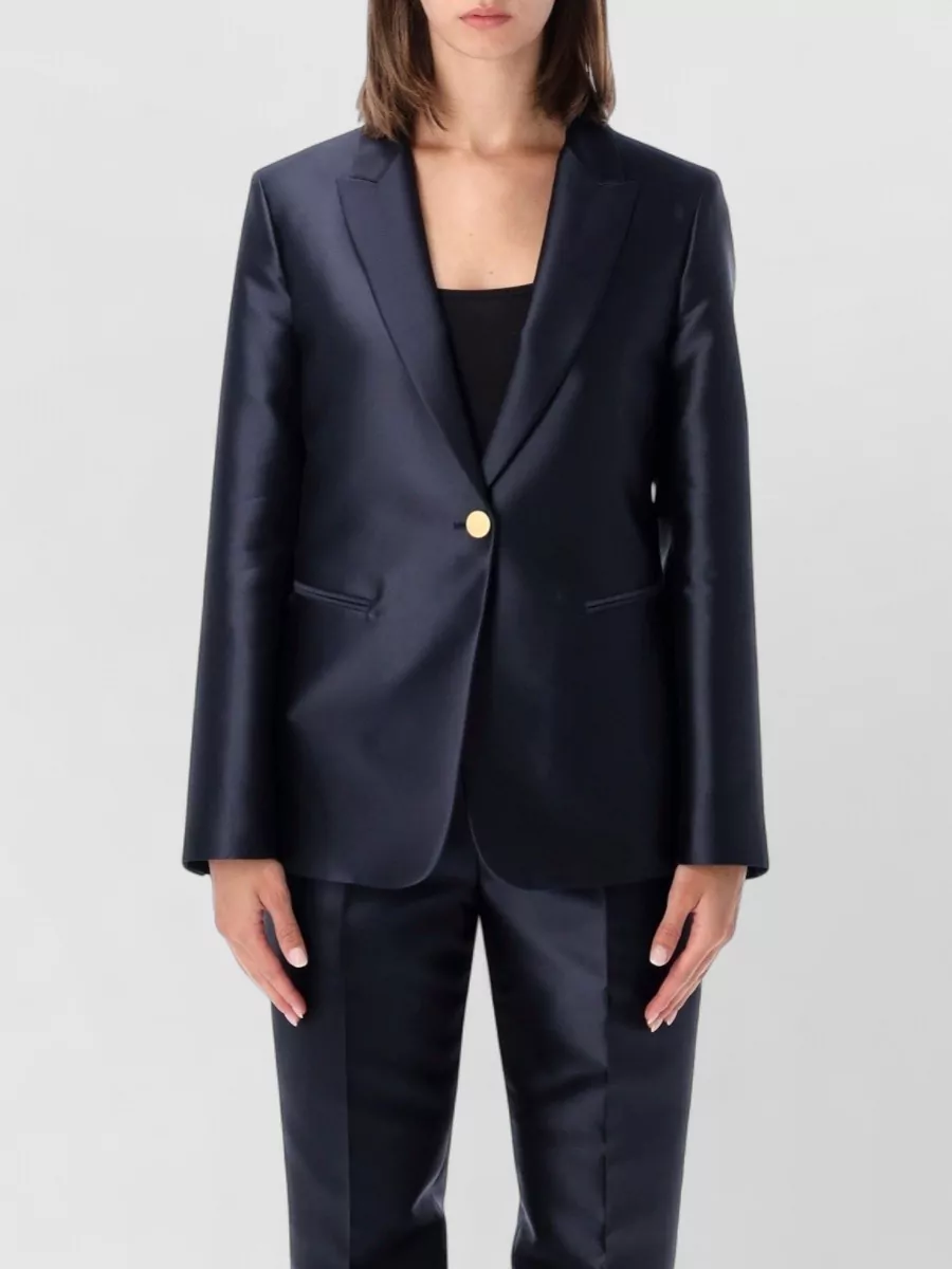 Alberta Ferretti silk blend suit jacket