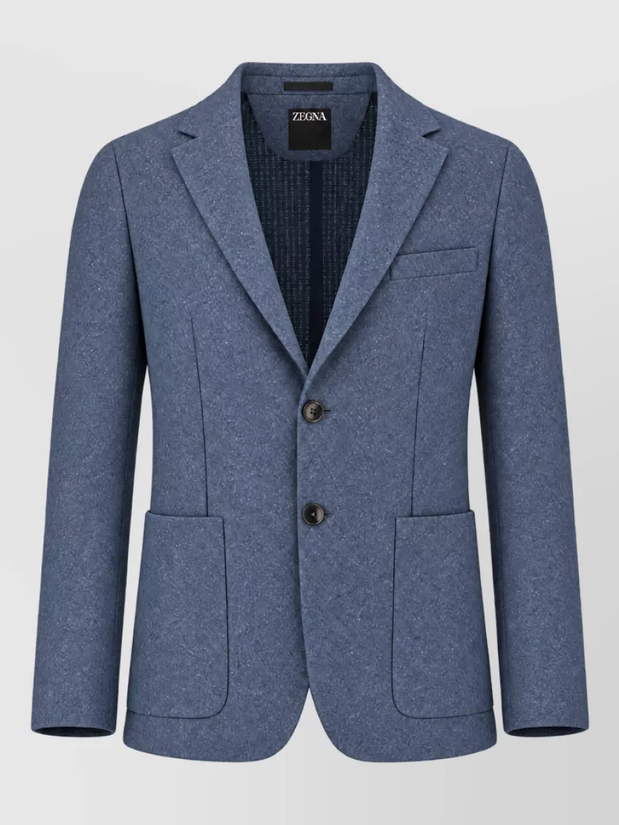Zegna wool cashmere suit jacket
