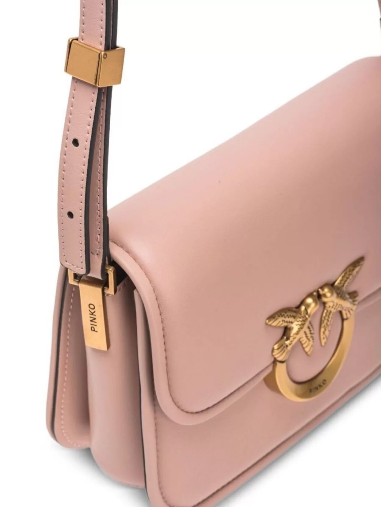 Pinko Love Bag Leather Shoulder Bag