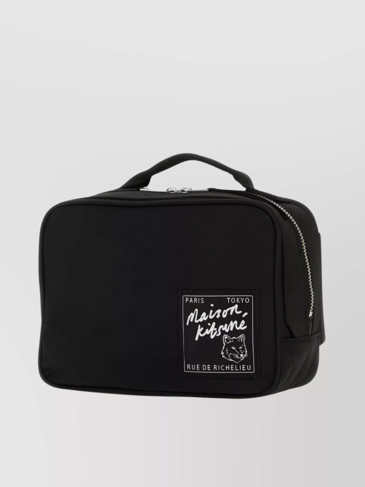 Shop Maison Kitsuné Rectangular Shape Top Handle Belt Bag