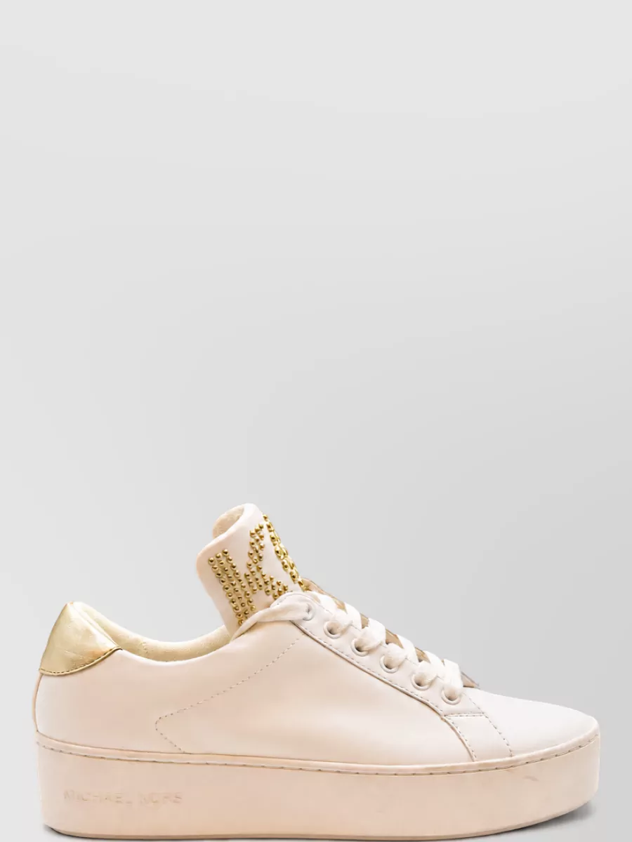 Michael Kors Leather Low-Top Sneakers