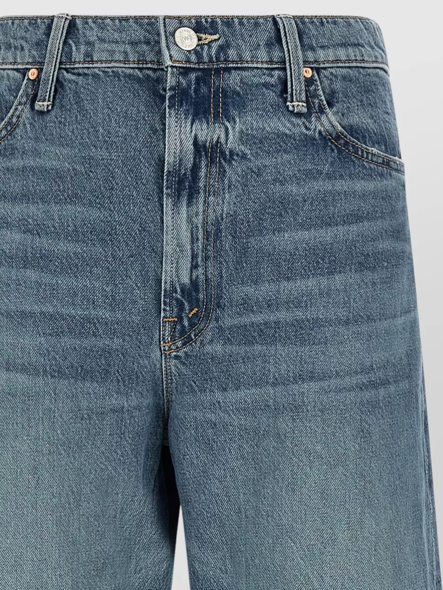 Mother Flood Wide Leg Jeans Belt Loops