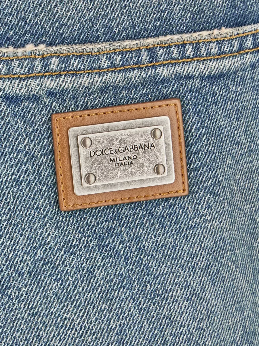 Dolce&Gabbana Denim Wide-Leg Jeans