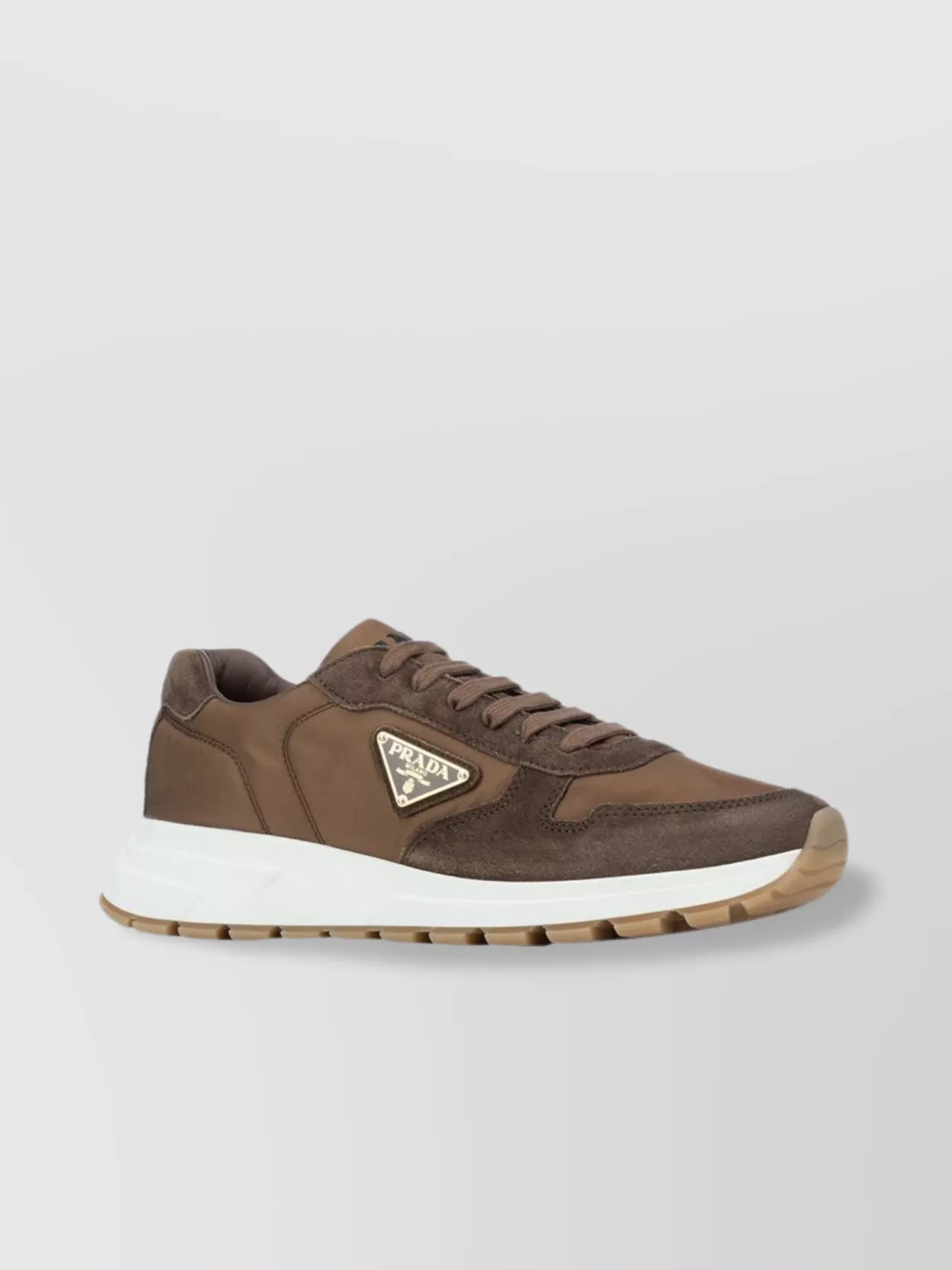 Prada Suede Low-top Sneakers Rubber Sole