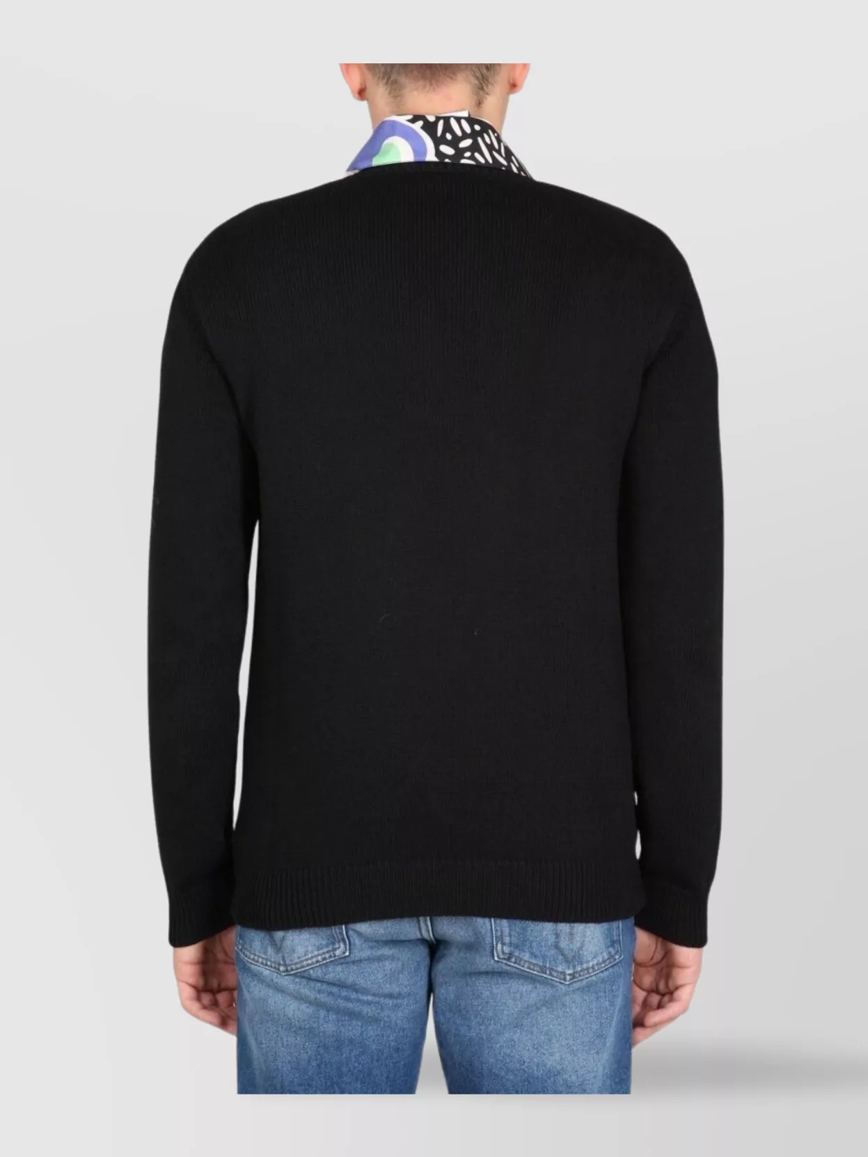 Moschino Crew Neck Cross-Neck Sweater