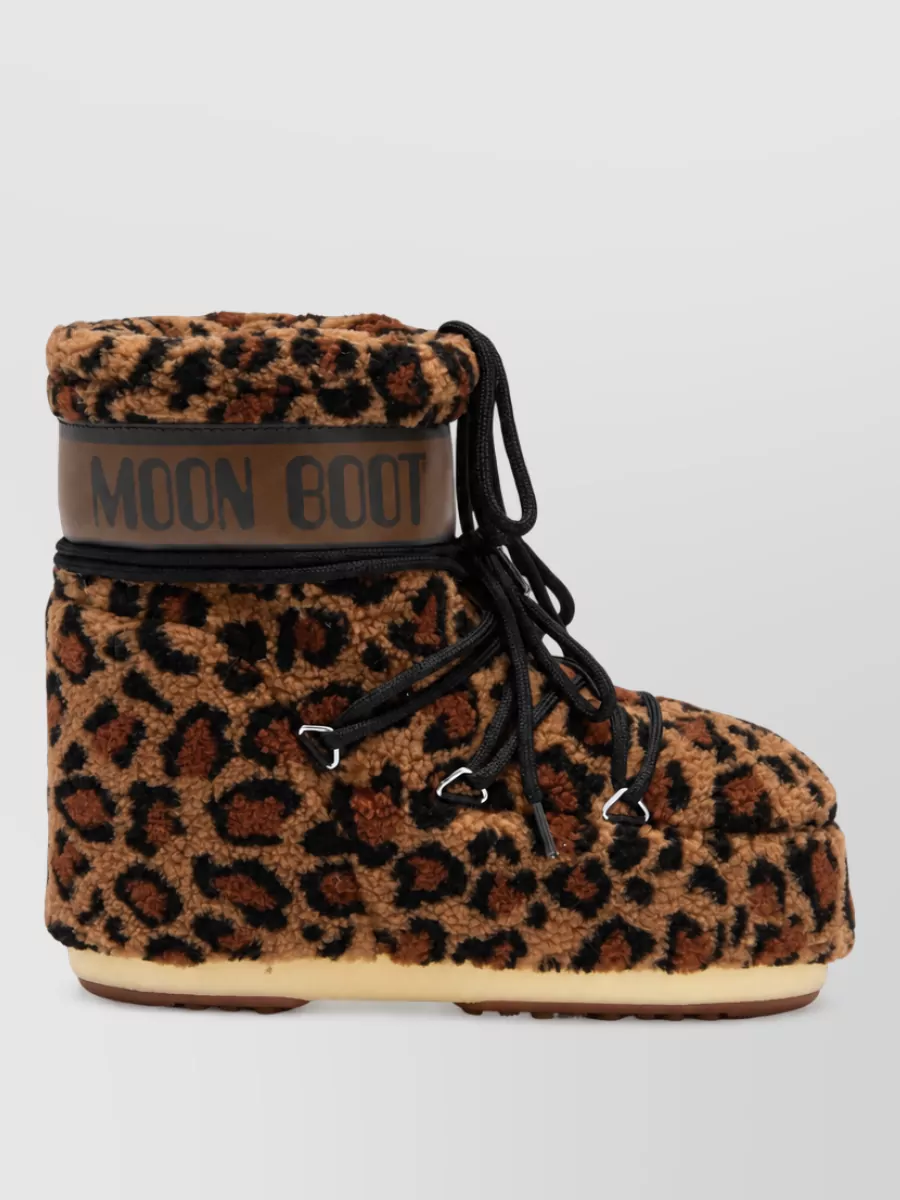 Moon Boot Leopard Slippers