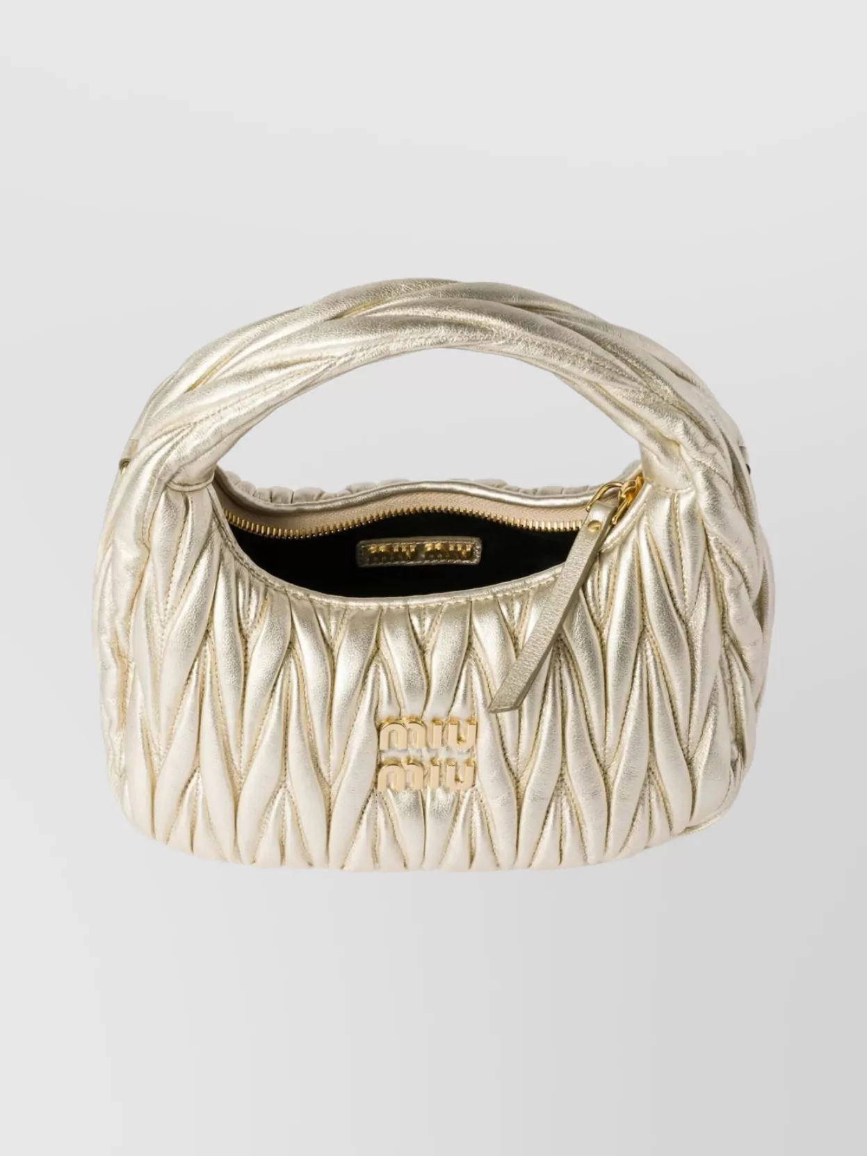 Miu Miu Quilted Clutch Bag Top Handle