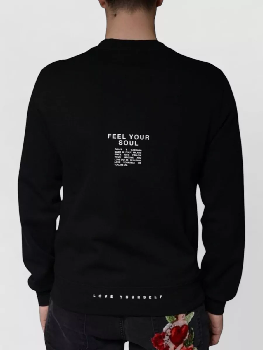 Dolce&Gabbana Logo Print Crewneck Sweatshirt