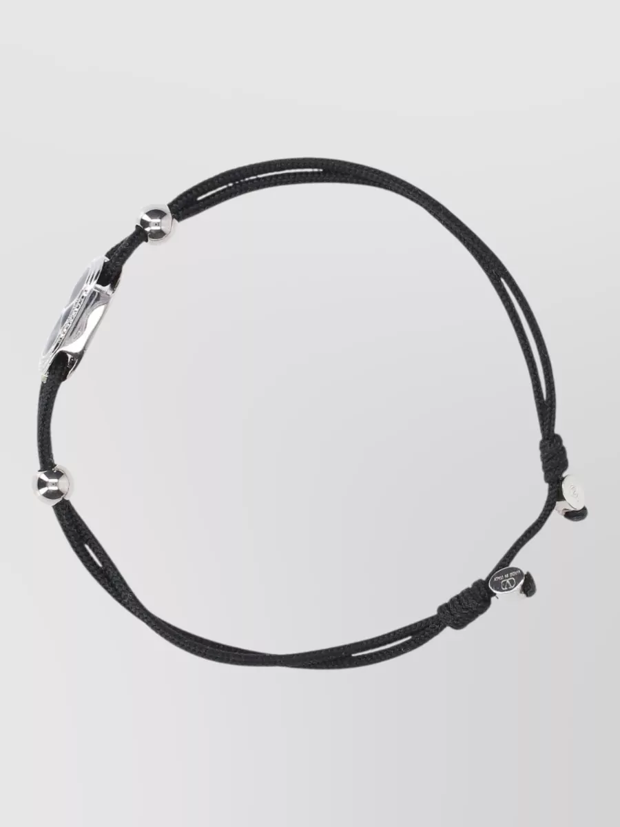 Valentino Garavani Logo Charm Bracelet